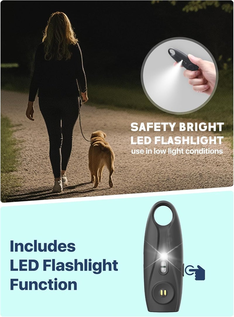 VIGOROAD Rechargeable Personal Safety Alarm Keychain, Upgraded Dual-Color Red & Blue Strobe Light, LED Flashlight, 130dB Loud Siren, Safe Personal Alarm for Women, Kids and Elders - Image 3